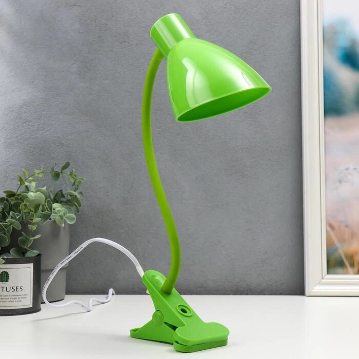 Настольная лампа 16700/1GR Е27 15Вт зеленый RISALUX от компании Интернет - магазин Flap - фото 1