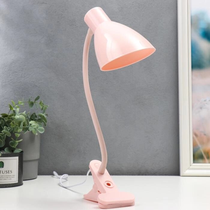 Настольная лампа 16700/1PK Е27 15Вт нежно-розовый RISALUX от компании Интернет - магазин Flap - фото 1