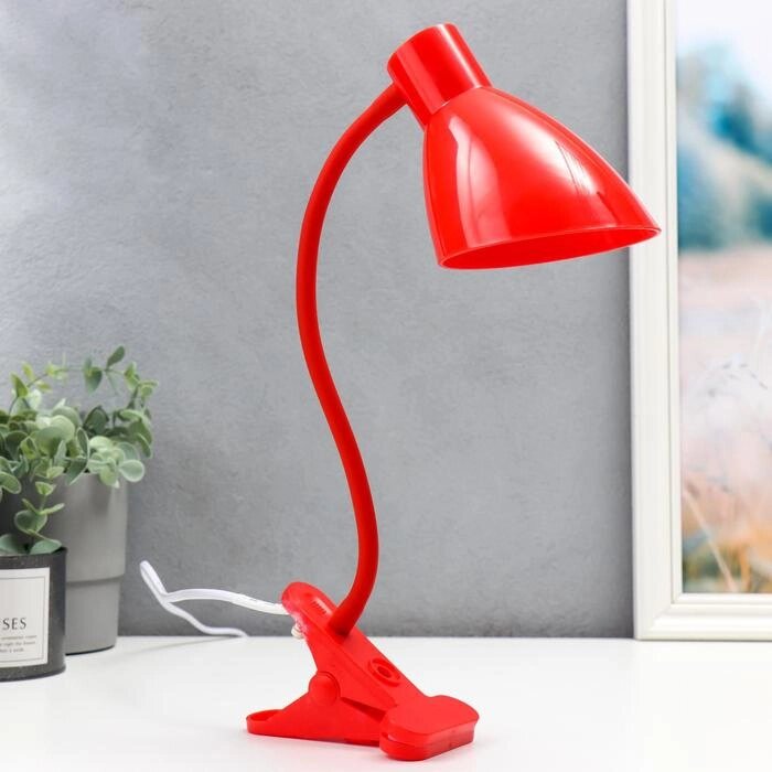 Настольная лампа 16700/1RD Е27 15Вт красный RISALUX от компании Интернет - магазин Flap - фото 1