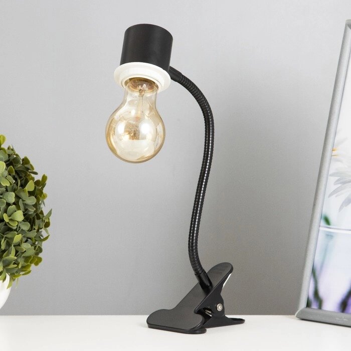 Настольная лампа "Арни" Е27 15Вт черный 22х10х35 см от компании Интернет - магазин Flap - фото 1