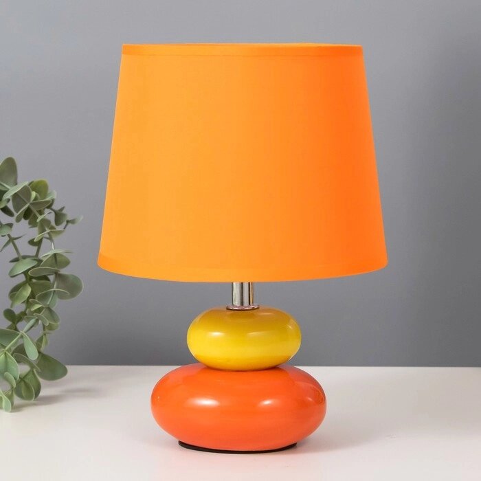 Настольная лампа "Баланс" Е14 40Вт оранжевый 17,5х17,5х23 см RISALUX от компании Интернет - магазин Flap - фото 1