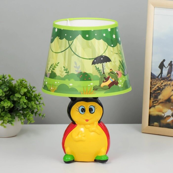 Настольная лампа "Божья Коровка" Е14 15Вт 20х20х32 см RISALUX от компании Интернет - магазин Flap - фото 1