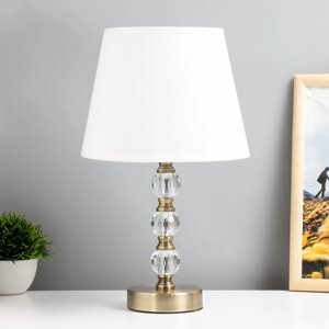 Настольная лампа "Буллае" E27 40Вт бронза 22,5х22,5х37,5 см RISALUX