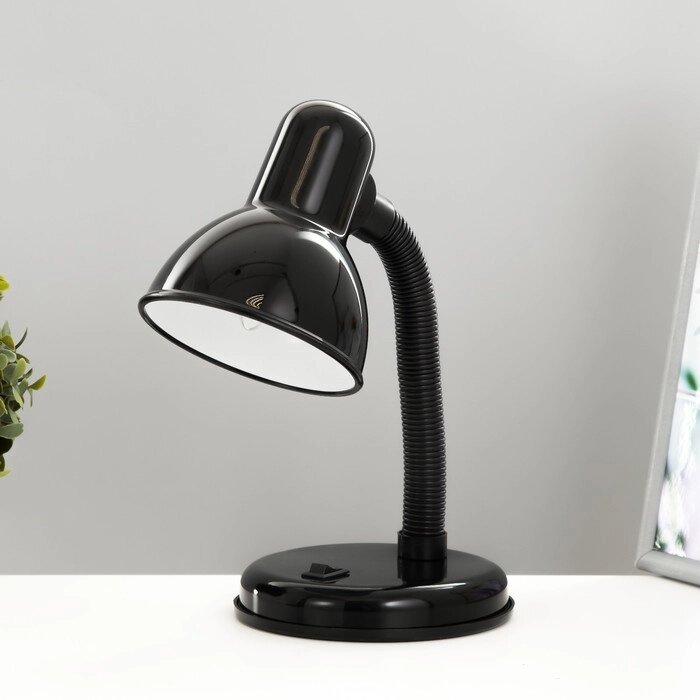 Настольная лампа "Джуни" Е27 15Вт черный 14х14х31 см RISALUX от компании Интернет - магазин Flap - фото 1