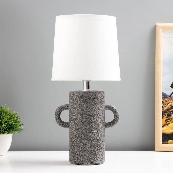 Настольная лампа "Леджо" E14 40Вт серый 15х15х32 см RISALUX от компании Интернет - магазин Flap - фото 1