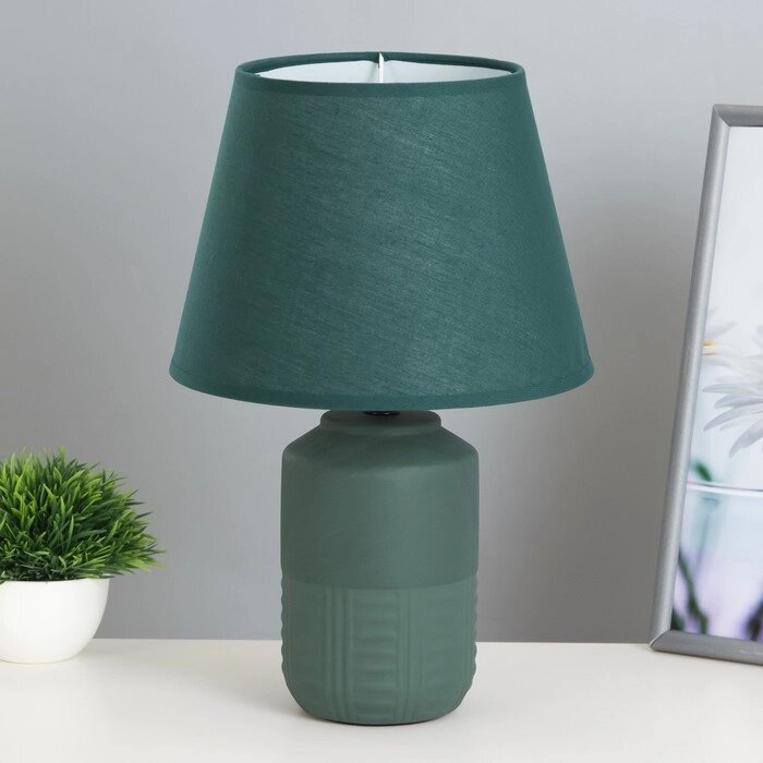 Настольная лампа "Лиана" Е14 40Вт зеленый 22х22х35см RISALUX от компании Интернет - магазин Flap - фото 1