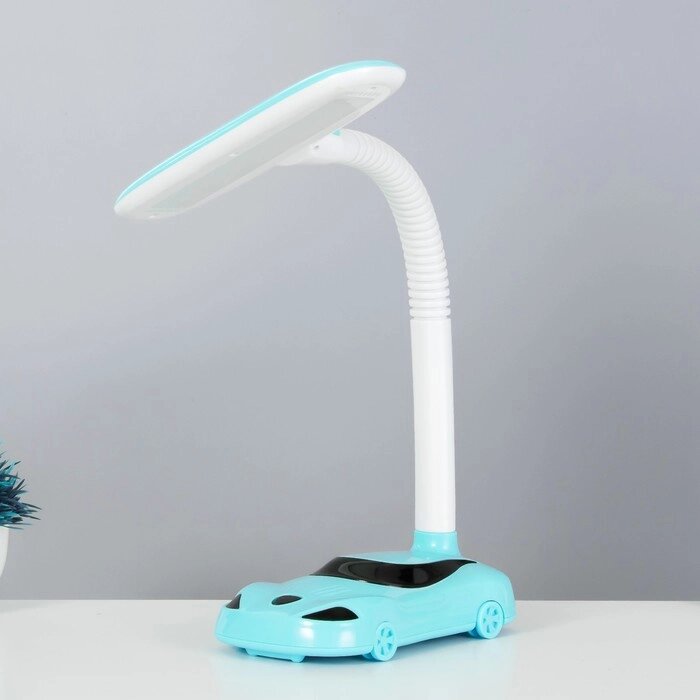 Настольная лампа "Машина" LED 4Вт голубой 19,5х23х47 см RISALUX от компании Интернет - магазин Flap - фото 1