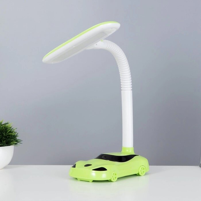 Настольная лампа "Машина" LED 4Вт нежно-зеленый 19,5х23х47 см RISALUX от компании Интернет - магазин Flap - фото 1