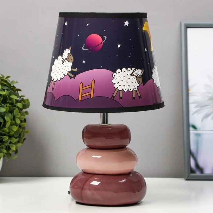Настольная лампа "Ночная сказка" Е14 15Вт 20х20х32 см RISALUX от компании Интернет - магазин Flap - фото 1
