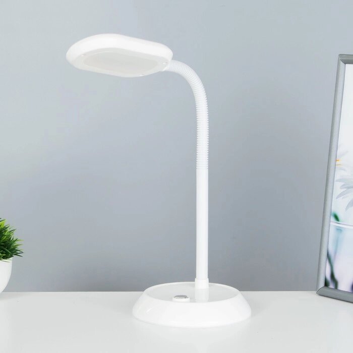Настольная лампа "Пинки" LED 6Вт белый 15х15х50 см RISALUX от компании Интернет - магазин Flap - фото 1