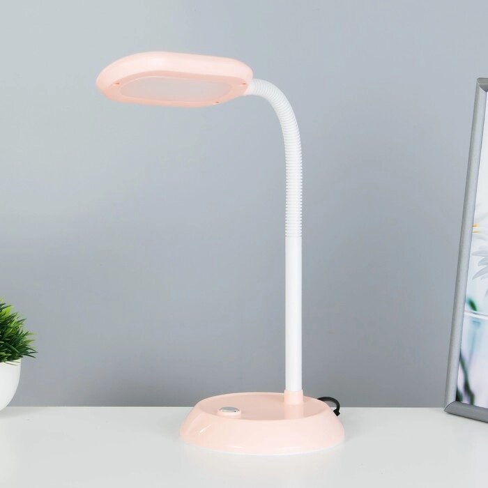 Настольная лампа "Пинки" LED 6Вт нежно-розовый 15х15х50 см RISALUX от компании Интернет - магазин Flap - фото 1