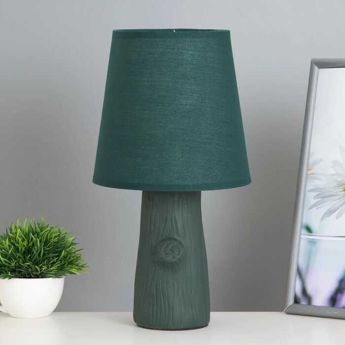 Настольная лампа "Пино" Е14 40Вт зеленый 18х18х35см RISALUX от компании Интернет - магазин Flap - фото 1