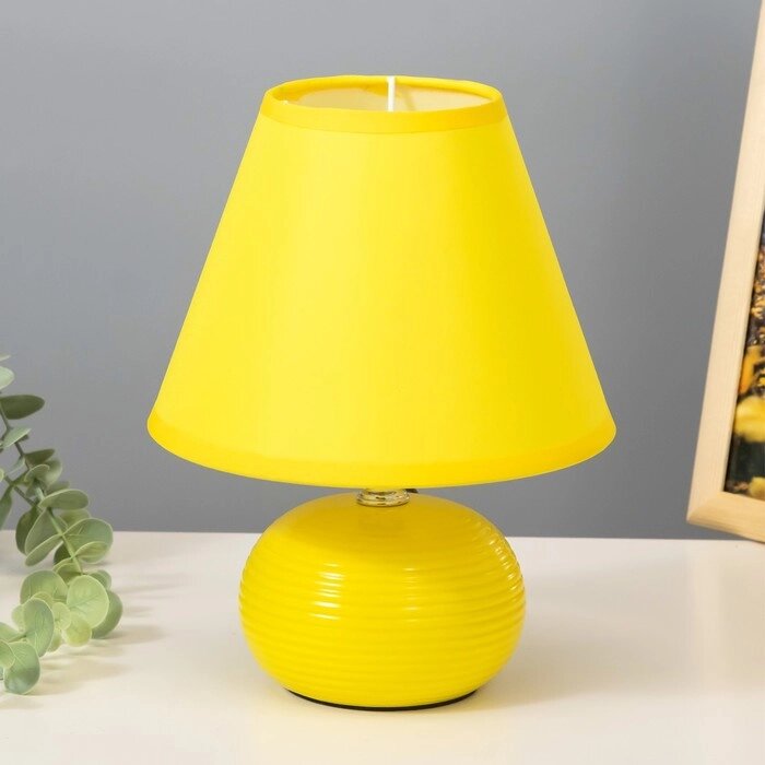 Настольная лампа "Саленто" Е14 40Вт желтый 17х17х23 см RISALUX от компании Интернет - магазин Flap - фото 1