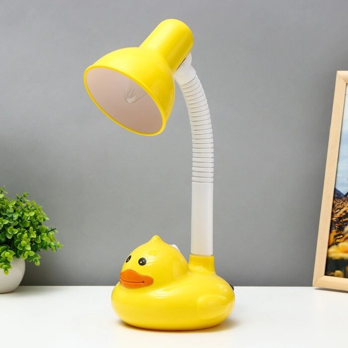 Настольная лампа "Утёнок" Е27 15Вт жёлтый 16х15х37 см RISALUX от компании Интернет - магазин Flap - фото 1