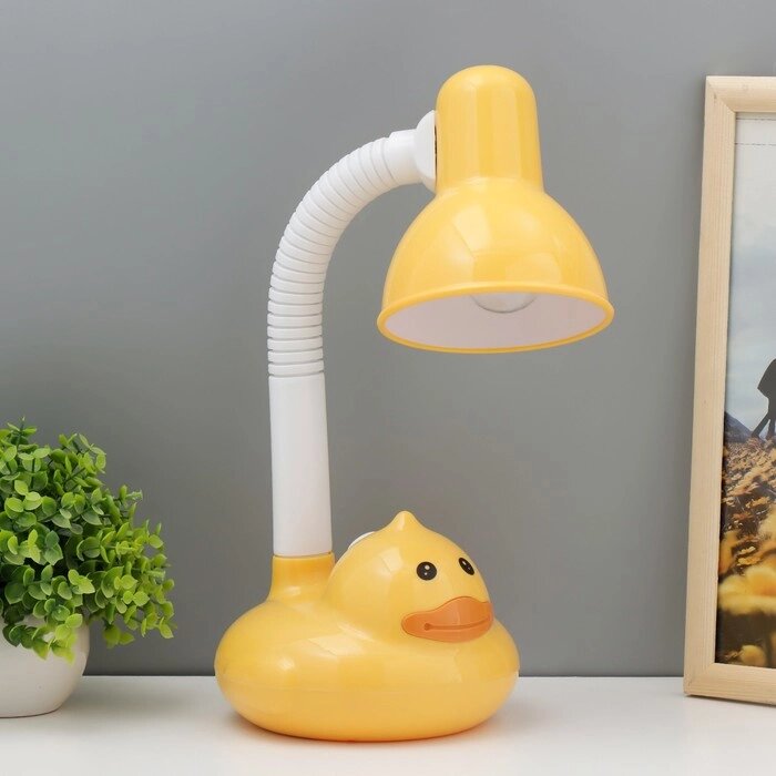 Настольная лампа "Утёнок" Е27 40Вт желтый 16х16х37 см RISALUX от компании Интернет - магазин Flap - фото 1