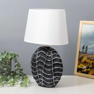 Настольная лампа "Велория" Е14 40Вт серый 18х27х40 см RISALUX
