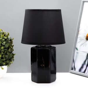 Настольная лампа "Вирсавия" Е14 40Вт чёрный 18х18х29 см RISALUX