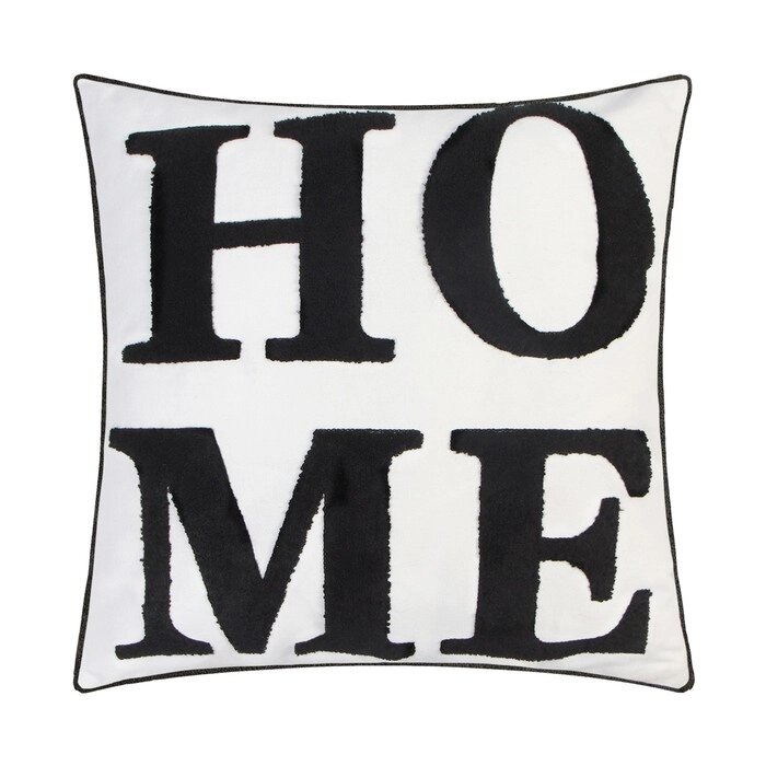 Наволочка декоративная «Этель» Бохо Home, 45х45 см, цвет чёрный от компании Интернет - магазин Flap - фото 1
