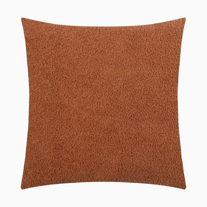 Наволочка декоративная Этель Boucle 43х43см, цвет коричневый, полиэстер от компании Интернет - магазин Flap - фото 1