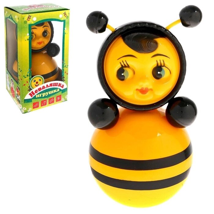 Неваляшка «Пчелка» в художественной упаковке от компании Интернет - магазин Flap - фото 1