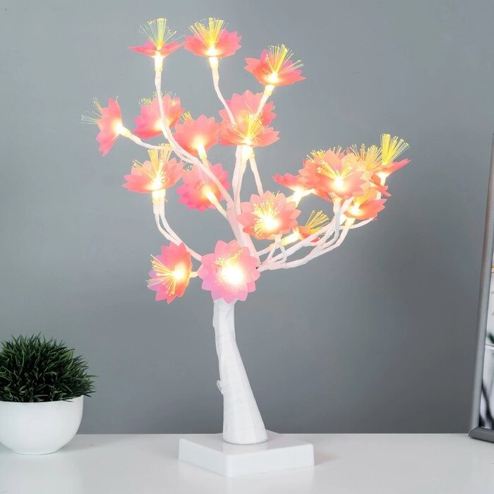 Ночник "Цветочное дерево 2" LED 13х37х40 см RISALUX от компании Интернет - магазин Flap - фото 1
