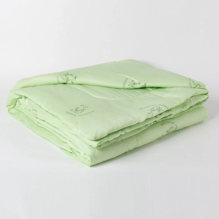 Одеяло Эконом Бамбук 140х205 см, полиэфирное волокно, 100гр/м, пэ 100% от компании Интернет - магазин Flap - фото 1