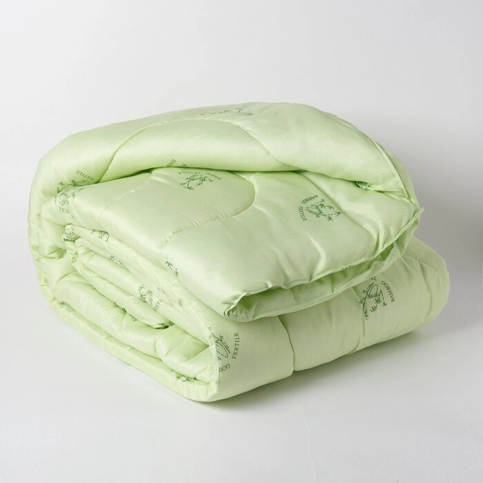 Одеяло Эконом Бамбук 140х205 см, полиэфирное волокно, 300гр/м, пэ 100% от компании Интернет - магазин Flap - фото 1