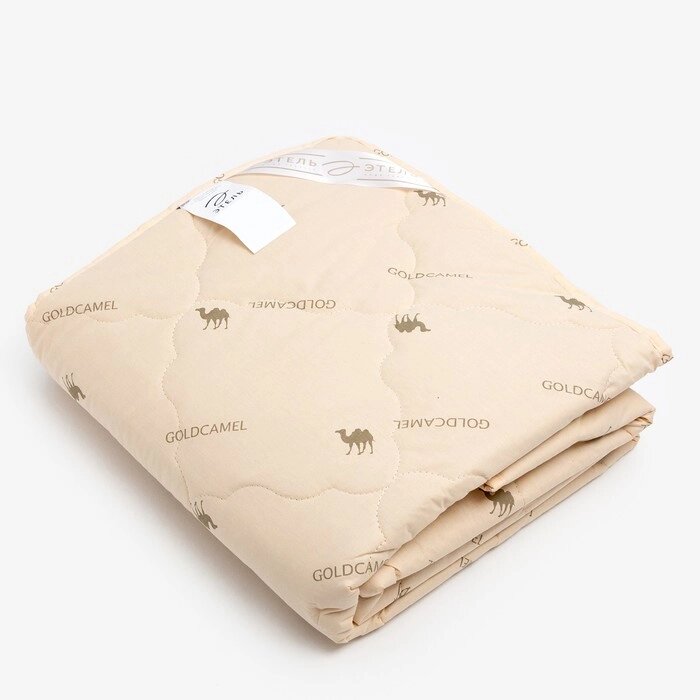 Одеяло "Этель" Верблюжья шерсть 140*205 см, тик, 300 гр/м2 от компании Интернет - магазин Flap - фото 1