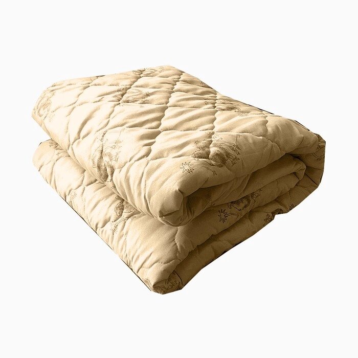 Одеяло многоигольная стежка Верблюжья шерсть 140х205 см 150 гр, пэ, конверт от компании Интернет - магазин Flap - фото 1