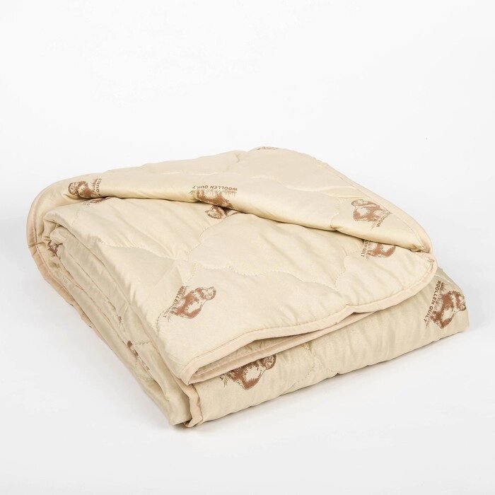 Одеяло облегчённое Адамас "Овечья шерсть", размер 140х205  5 см, 200гр/м2, чехол п/э от компании Интернет - магазин Flap - фото 1