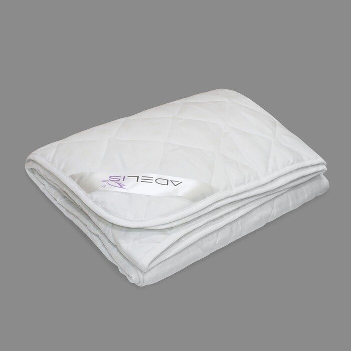 Одеяло облегченное Лебяжий пух 200х220 см, полиэфирное волокно 200гр, пэ от компании Интернет - магазин Flap - фото 1