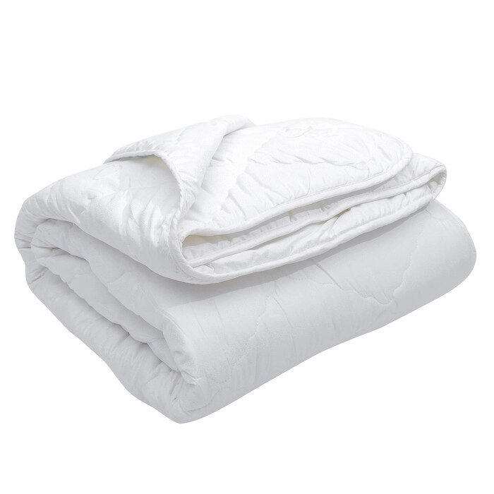 Одеяло стандартное 172х205 см, иск. лебяжий пух, ткань глосс-сатин, п/э 100% от компании Интернет - магазин Flap - фото 1