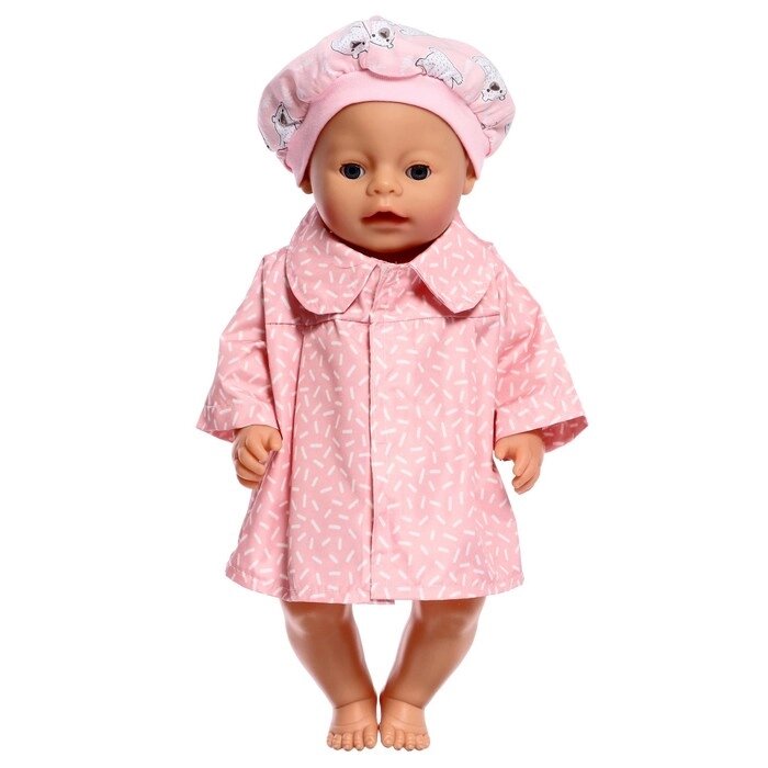 Одежда для кукол «Плащик с беретом» от компании Интернет - магазин Flap - фото 1