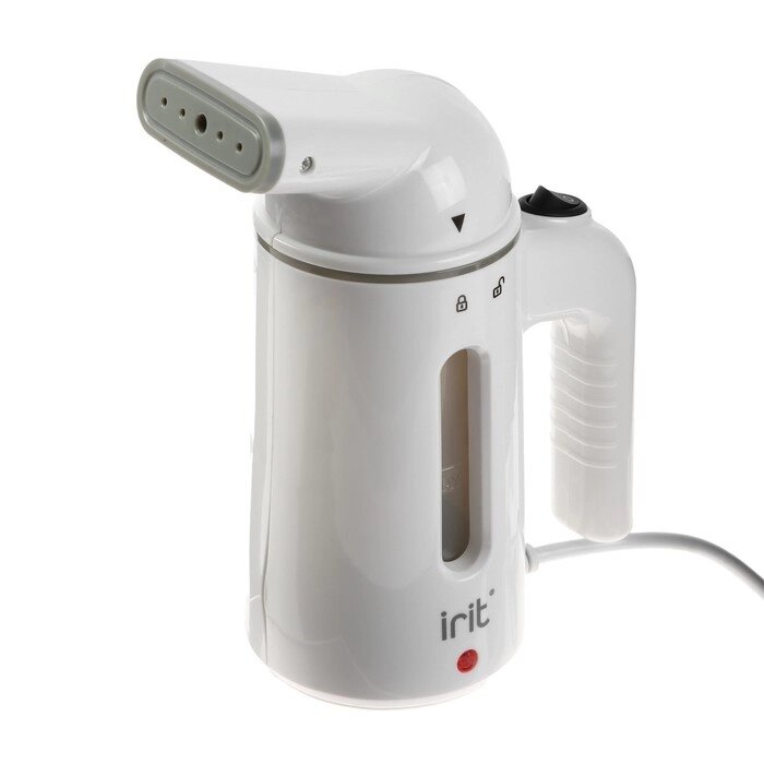 Отпариватель Irit IR-2313, ручной, 1000 Вт, 200 мл, 25 г/мин, белый от компании Интернет - магазин Flap - фото 1