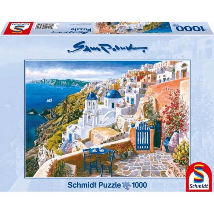 Пазл «Сэм Парк. Взгляд на Санторини», 1000 элементов от компании Интернет - магазин Flap - фото 1