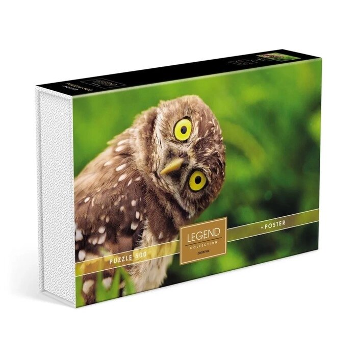 Пазлы «Мудрая сова» в подарочной коробке, 500 элементов + постер от компании Интернет - магазин Flap - фото 1