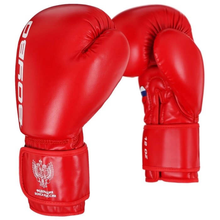 Перчатки боксёрские BoyBo TITAN, IB-23, 10 унций, цвет красный от компании Интернет - магазин Flap - фото 1