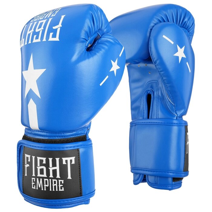 Перчатки боксёрские детские FIGHT EMPIRE, 4 унции, цвет синий от компании Интернет - магазин Flap - фото 1