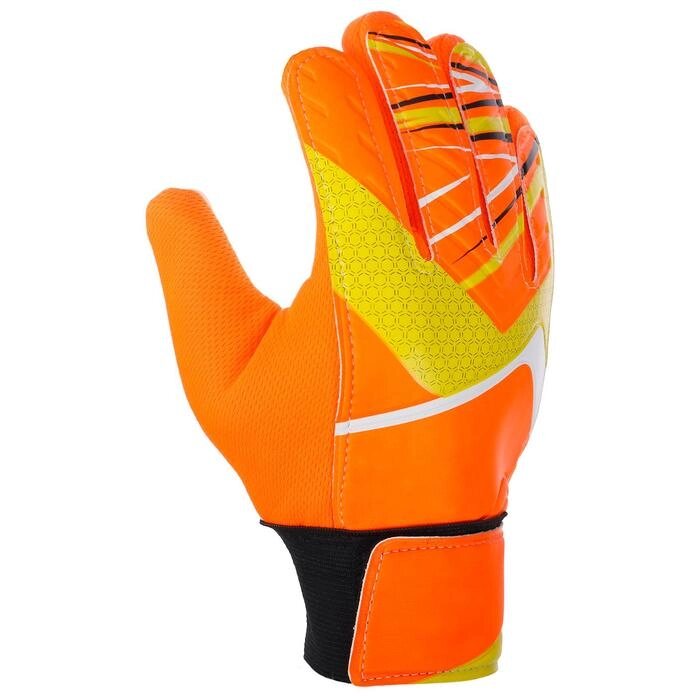 Перчатки вратарские ONLYTOP, р. 5, цвет оранжевый от компании Интернет - магазин Flap - фото 1
