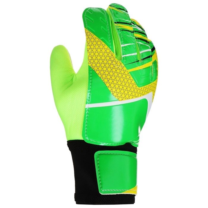 Перчатки вратарские ONLYTOP, р. 9, цвет зелёный от компании Интернет - магазин Flap - фото 1