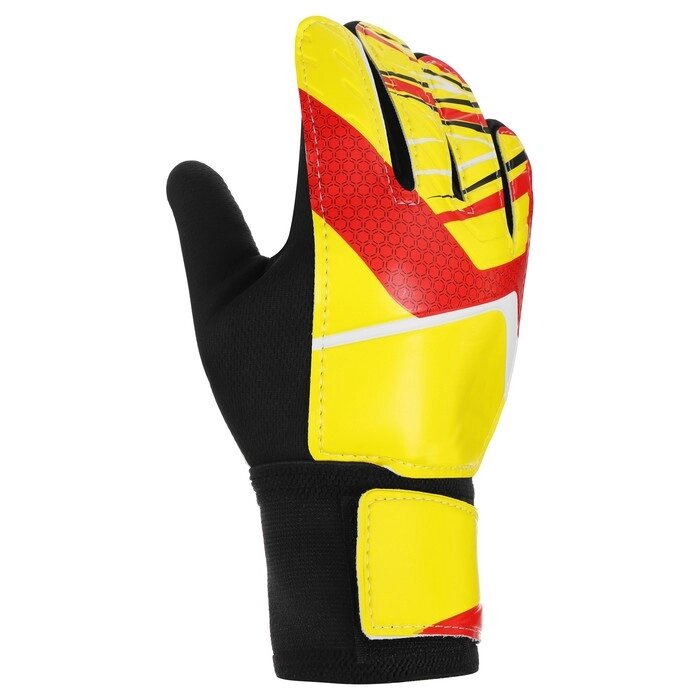 Перчатки вратарские ONLYTOP, р. 9, цвет жёлтый от компании Интернет - магазин Flap - фото 1