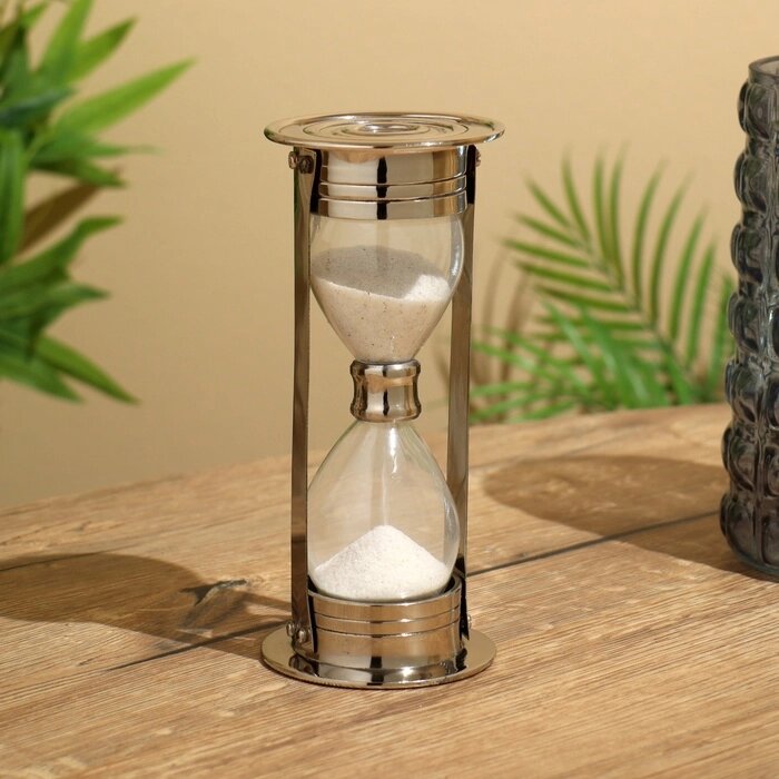 Песочные часы 19х8,5 см, латунь от компании Интернет - магазин Flap - фото 1