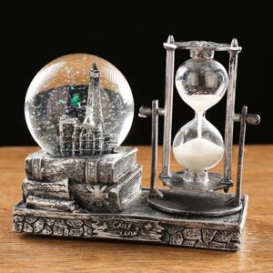 Песочные часы "Эйфелева башня", сувенирные, с подсветкой, 15.5 х 8.5 х 14 см