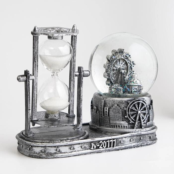 Песочные часы "Лондонское колесо обозрения", с подсветкой, 3 ААА, 16 х 8 х 13.5 см от компании Интернет - магазин Flap - фото 1