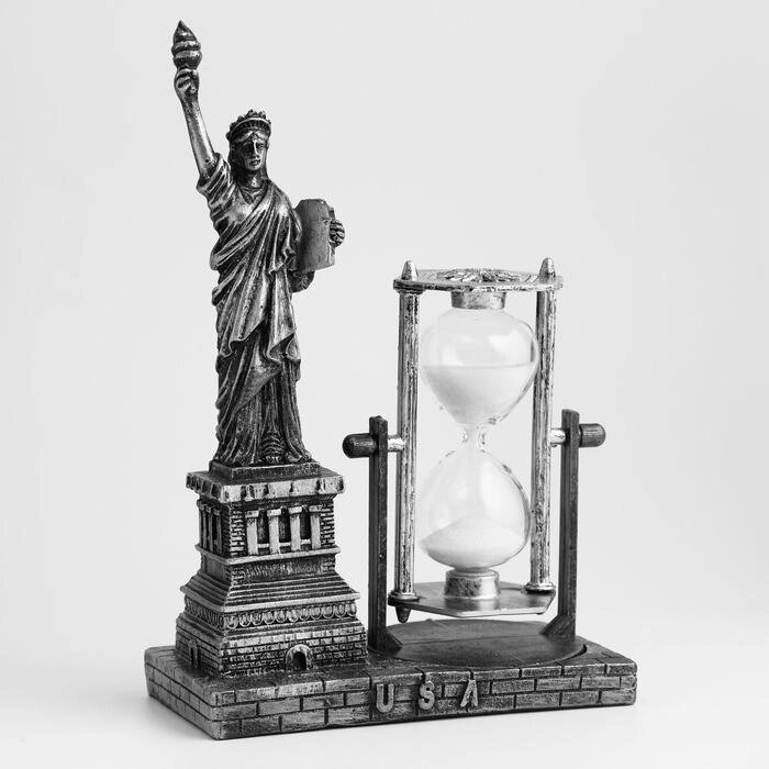 Песочные часы "Статуя Свободы", сувенирные, 13 х 7 х 20.5 см от компании Интернет - магазин Flap - фото 1