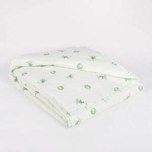 Одеяло облегчённое Адамас "Бамбук", размер 140х205 5 см, 200гр/м2, чехол тик