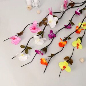 Декор ветка тинги "Орхидея" 150 см (цена за 1шт, фасовка 3шт), микс