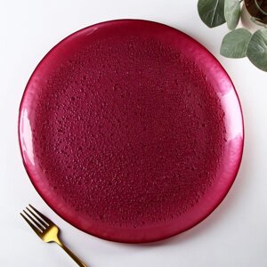 Блюдо Crispy, d=32 см, цвет бордовый