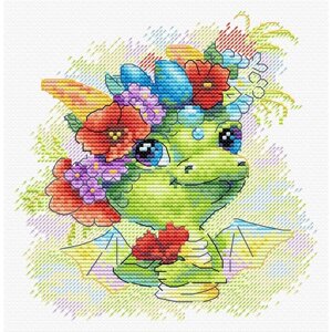 Наборы для вышивания «Романтичный дракон» 15 15 см