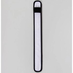Светоотражающий браслет на батарейках, 3 режима, 34,5 4 см, цвет серый